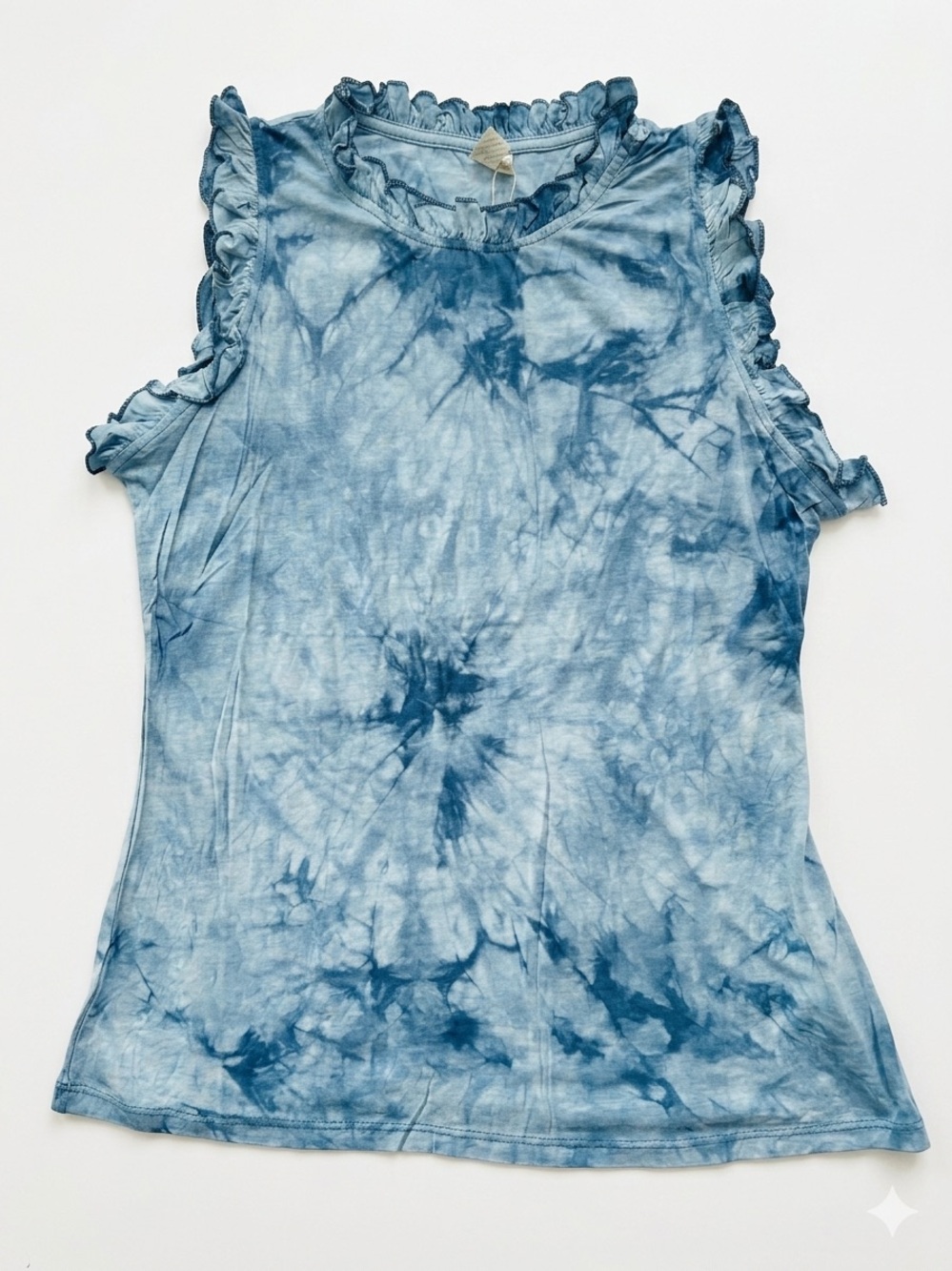 NWT Hayden Los Angeles Mineral Wash Ruffle Tank, Size Small - Picture 4 of 4